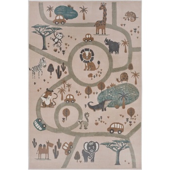Hanse Home Бежов детски килим 160x235 cm Animal Park - Hanse Home (105972-160x235)