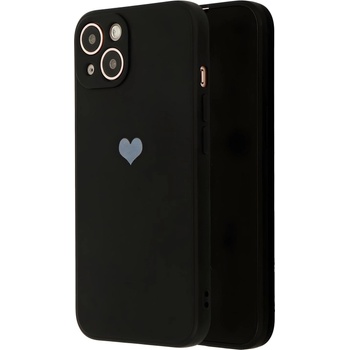 Vennus Силиконов калъф с сърца за Xiaomi Redmi 9A - Черен KP17867 (17867)