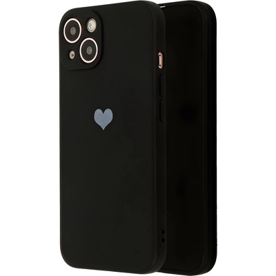 Vennus Силиконов калъф с сърца за Xiaomi Redmi 9A - Черен KP17867 (17867)