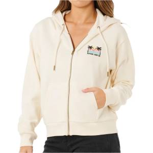 Rip Curl Дамско яке за тренировка Rip Curl Women's Aloha Zip Thru Training jacket - Bone (103-2832-0115)