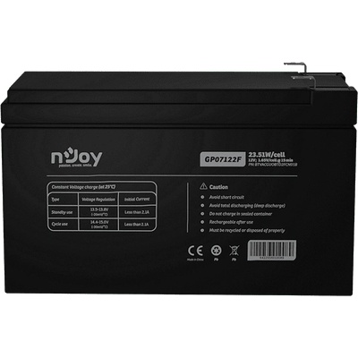 nJoy Батерия за ups njoy Оловно-Киселинна 12v 24w/клетка gp07122f (gp07122f)