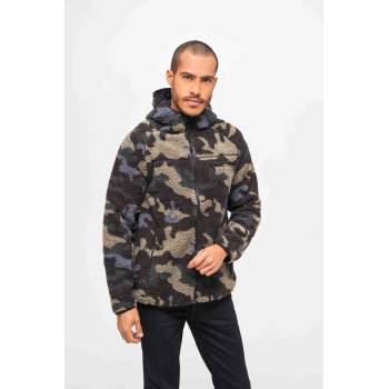 Brandit Мъжко пухкаво яке в тъмен камуфлаж Brandit Teddyfleece WorkerBW-5024-4 - Тъмен камуфлаж, размер XXL