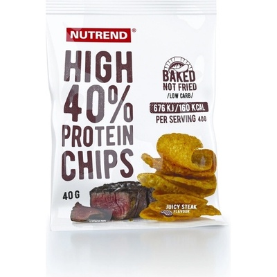 Nutrend High Protein Chips steak 6 x 40g