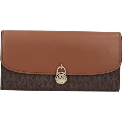 Michael Kors Dámská kožená peněženka 35S5GHME9B BROWN