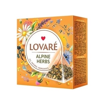 LOVARÉ Alpine Herbs bylinný čaj pyramídy 15 x 2 g