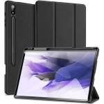 Dux Ducis Калъф с Pen Поставка за Samsung Tab S10 Plus/ S9 Plus 12.4", Dux Ducis Domo Case, Черен (6934913000762)