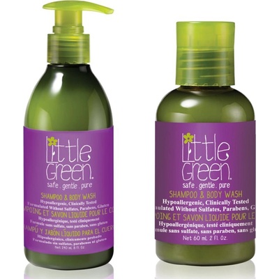 Little Green Kids šampón a sprchový gél 240 ml