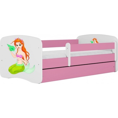 Kocot kids Babydreams mořská panna růžová bez šuplíků bez matrace