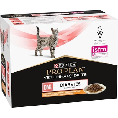 Purina Pro Plan VD Diabetes Management kuřecí 10 x 85 g