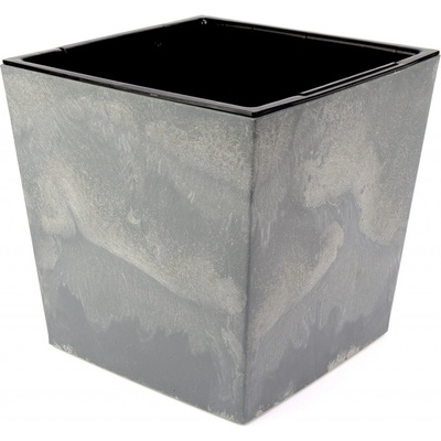 PROSPERPLAST Kvetináč URBI SQUARE LOW EFFECT 24cm marengo