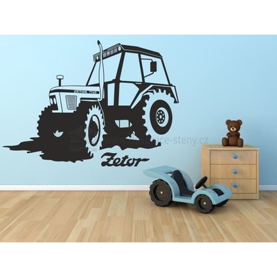 dekorace-steny.cz 441 - Samolepka na zeď - Traktor Zetor - 40 x 60 cm – Zbozi.Blesk.cz