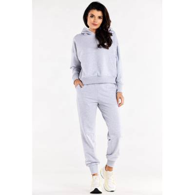 Infinite You Woman's Pants M319 Grey šedá