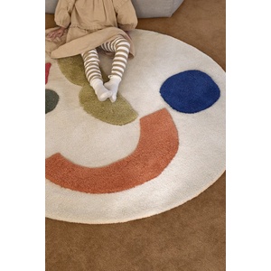 ferm LIVING Вълнен килим Panto O120 cm (1104269836)