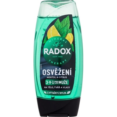 Radox Refreshment Menthol And Citrus 3-in-1 Shower Gel от Radox за Мъже Душ гел 225мл