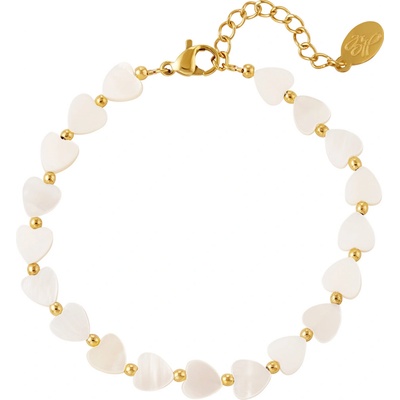 ORNAMENTI Pozlacený náramek Sea shells gold OOR300041