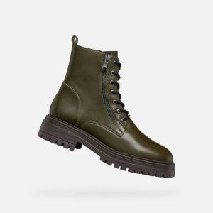 Geox Каки дамски боти Geox Iridea Geox | Zelen | ЖЕНИ | 35