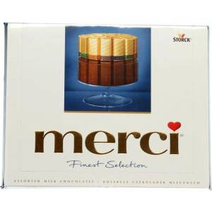 merci МЕРСИ МЛЕЧЕН ШОКОЛАД СИНЬО