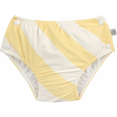 Dětské plavky s plenkou Lassig Snap Swim Diaper stripes pale yellow sea salt