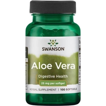 Image 1 of Swanson Aloe Vera 25 mg [100 Гел капсули]