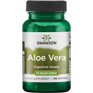 Swanson Aloe Vera 25 mg [100 Гел капсули]