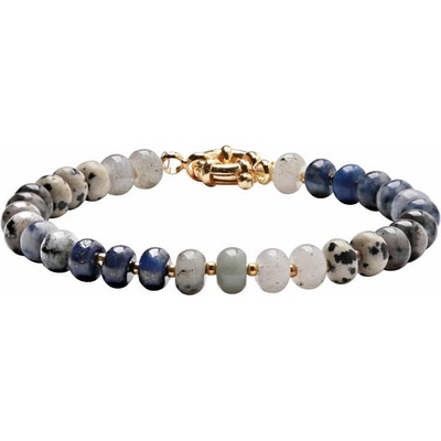 Nefertitis Lapis lazuli náramek mix polodrahokamů NF52765 18 cm