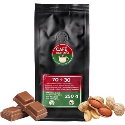 CAFÉ MONTAÑA Espresso směs 70/30 250 g