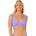 Rip Curl Custom Rib Halter bikini top - Purple (Purple)
