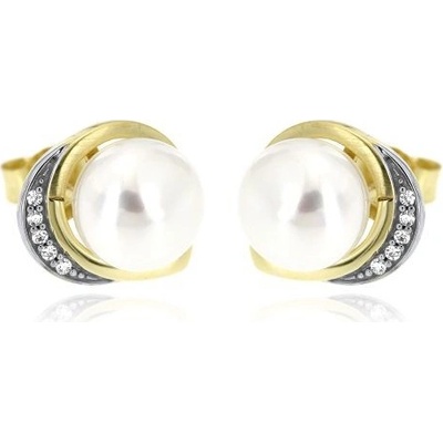 Zlatnictví U Kostela dámské perlové náušnice 137