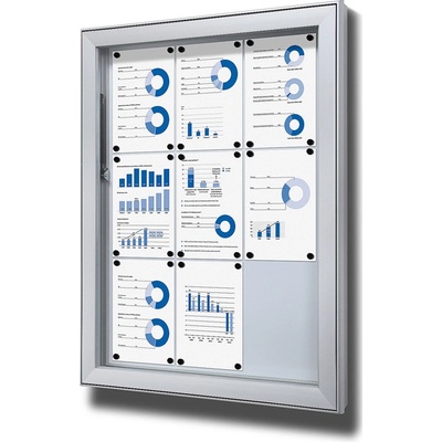 Jansen Display Exteriérová vitrína 9 x A4 792 x 1054 mm