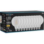 Mexen Vintis 10x LED филамент крушка E27, G125, 8W, Топла - 2700K, 1055 lm, прозрачна (L158-E27-0827-00x10)