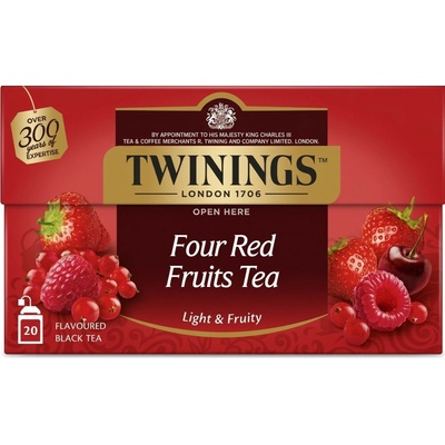 Twinings černý čaj s červeným ovocem 20 x 2 g