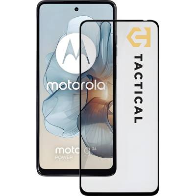 Tactical Glass Shield 5D стъклен протектор за Motorola Moto G24 Power - Черен KP30835