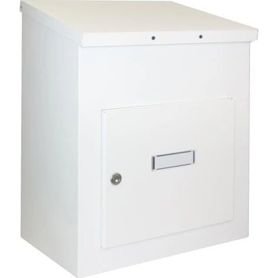 DOLS Parcel Box 04 RAL9016 - poštová schránka na balíky, pre montáž na stenu, biela