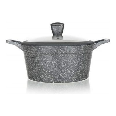 Banquet Kastrol s nepřílnavým povrchem GRANITE 28 cm stříkané dno poklice