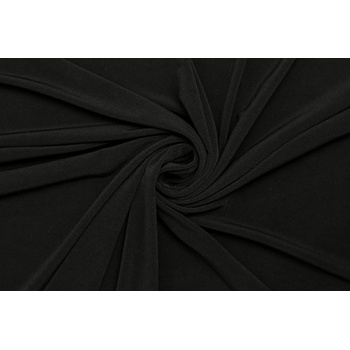 Úplet polyester tenký - Černý