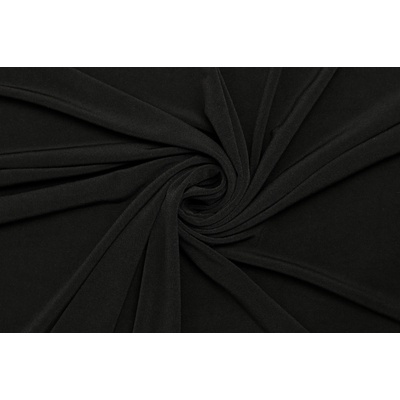 Úplet polyester tenký - Černý