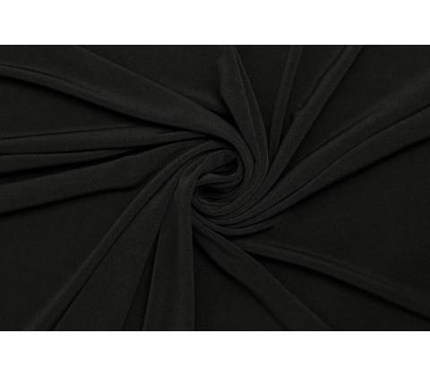 Úplet polyester tenký - Černý