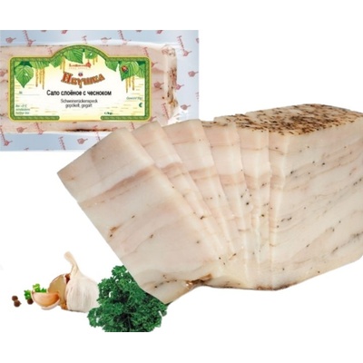 Špeck vrstváma s česnekem 400 g