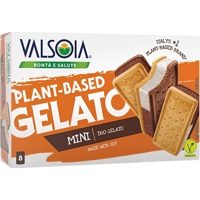 Valsoia Plant-Based Gelato Mini Duo 8x71ml