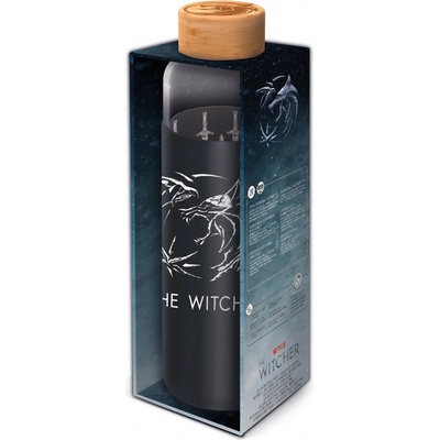 Stor Skleněná Zaklínač se silikonovým návlekem 585 ml