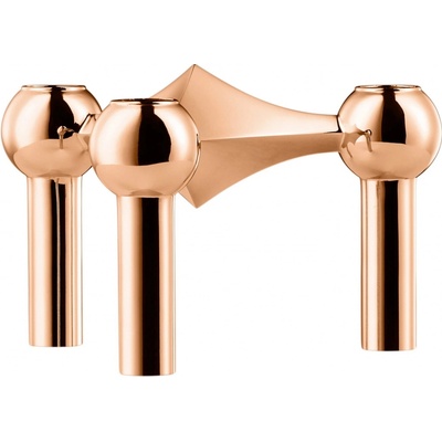STOFF NAGEL Designový svícen STOFF Nagel Rose Gold, měděná barva, kov