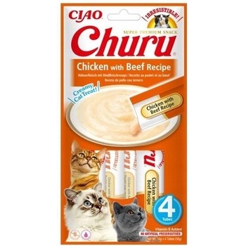 INABA Churu Chicken with Beef Recipe 4 x 14 g