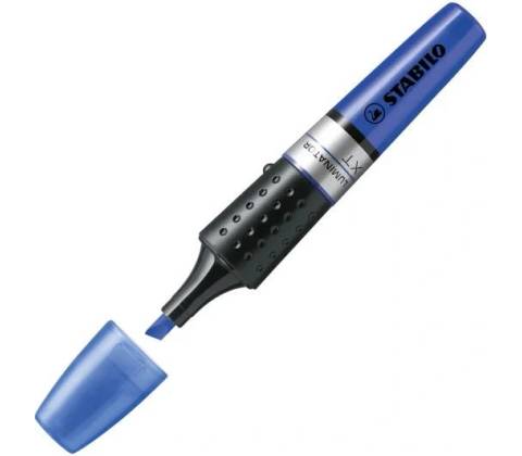 Stabilo Luminator modrá