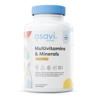 Osavi Multivitamins & Minerals, Мултивитамини с минерали, 120 капсули