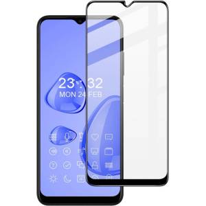  Удароустойчив стъклен протектор за екран марка IMAK за Samsung Galaxy A03s ( 164.3) - с черна рамка