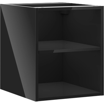 Mexen Box-A отворен шкаф с рафт 40 см, черен гланц - 91AX2-0400-470-0-70 (91AX2-0400-470-0-70)