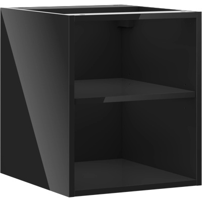 Mexen Box-A отворен шкаф с рафт 40 см, черен гланц - 91AX2-0400-470-0-70 (91AX2-0400-470-0-70)