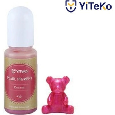 YiTeKo Perleťový pigment do pryskyřice 08 červená růže 10 ml – Zbozi.Blesk.cz