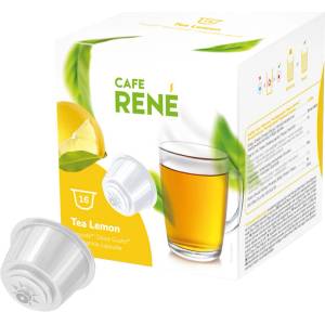 Café René | Чай с лимон - 16 капсули за Dolce Gusto