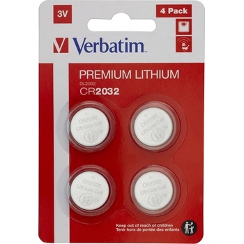 Verbatim Lithium CR2032 4ks 49533